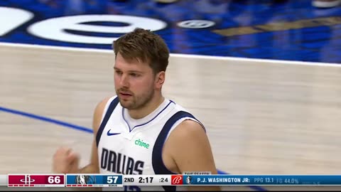 NBA - LUKA LOBS IT UP TO PJ FROM HALFCOURT!