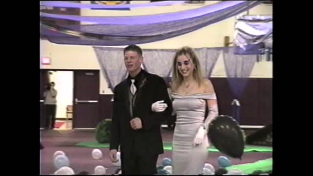2000-01 WPHS Vids 072 Prom 038 Grand March Couple 11 by Glenn Strader