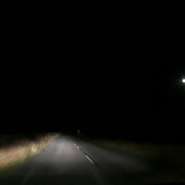 Driving from POSTBRIDGE. DARTMOOR. SPEEDLAPSE. night time