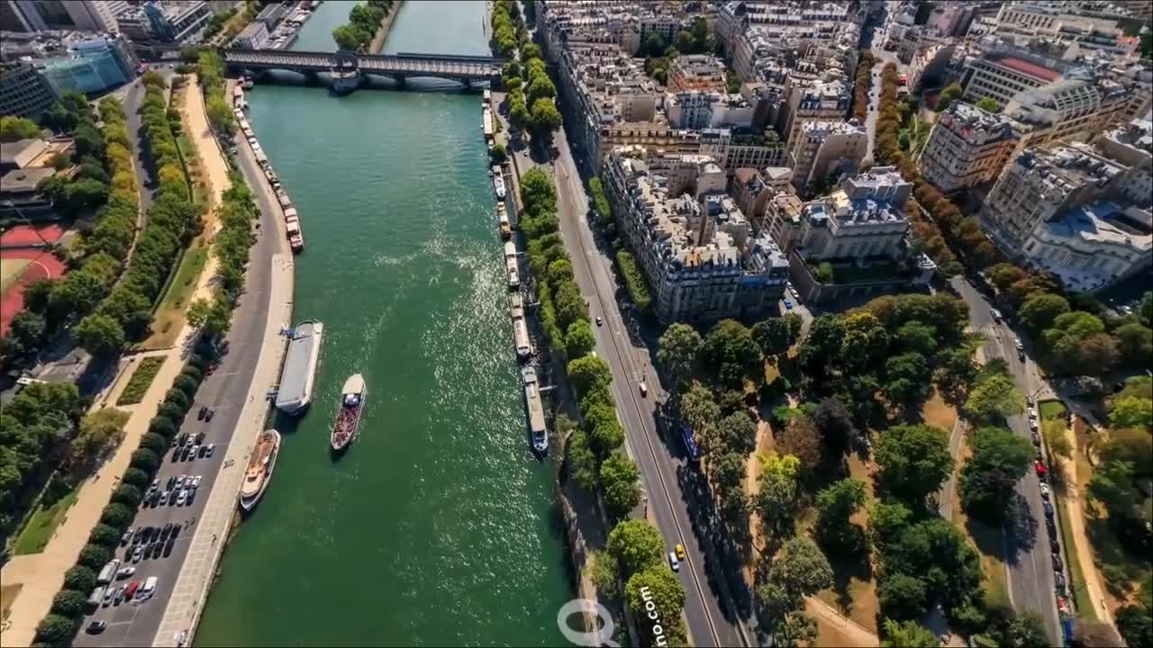 Paris vista aérea, torre eiffel