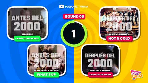 Salva 1 Equipo 🔥 Antes de los 2000 o Después de los 2000 - Play Quiz de Qué Música Prefieres