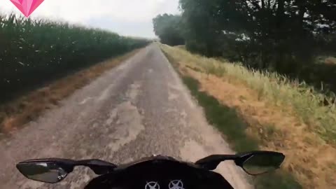 Kawasaki Ninja h2 on road