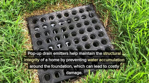 What are Pop up Drain Emitters?: What Do They Do?