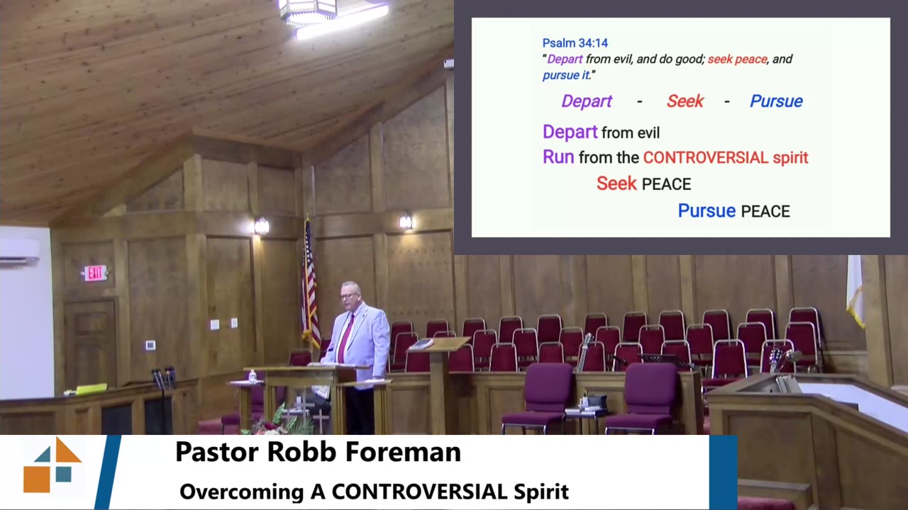 Pastor Robb Foreman // Overcoming A CONTROVERSIAL Spirit