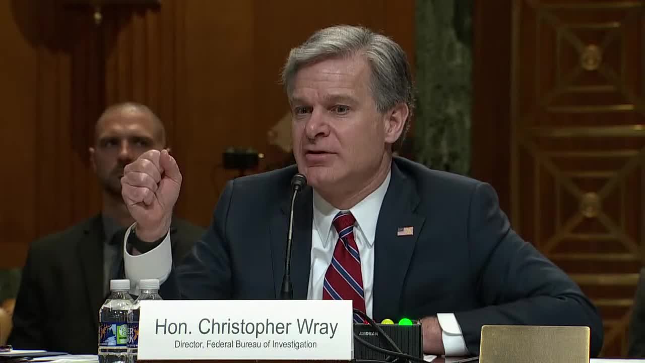 FBI's Christopher Wray testifies before Congress