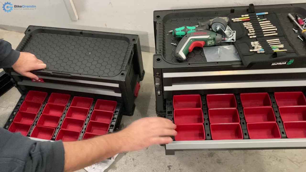 Keter (Curver) tool tray presentation