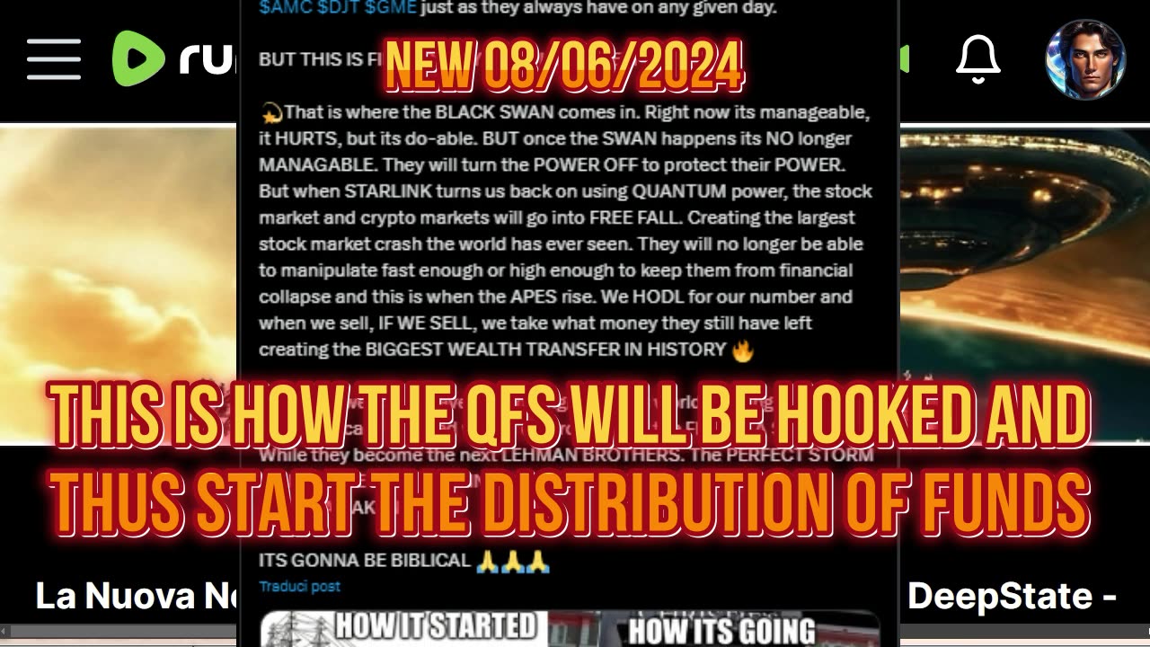 THIS IS HOW THE QFS WILL BE HOOKED AND THUS START THE DISTRIBUTION OF FUNDS