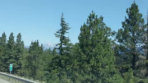 Beautiful Washington landscape, snow capped mountains in July!