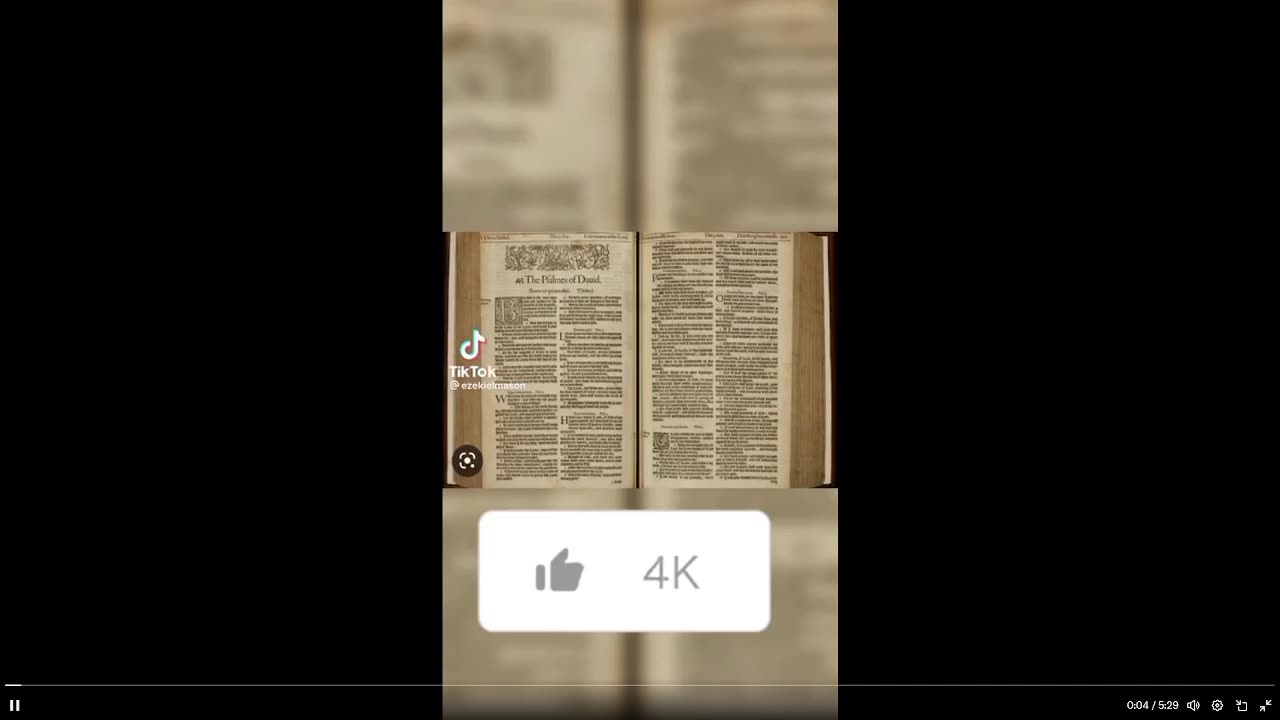 Bible. Just a thought to think.