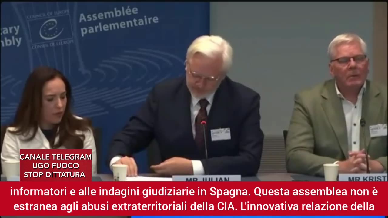 Julian Assange - Per la prima volta dalla scarcerazione parla e lo fa dal Consiglio Europeo