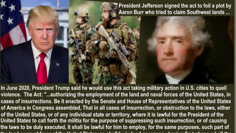 INSURRECTION ACT HAS BEEN SIGNED!