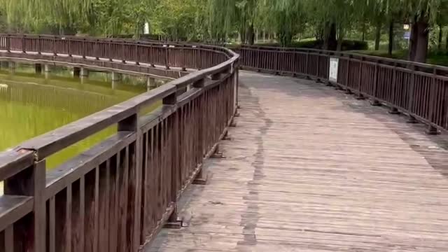 The little bridge by the lake