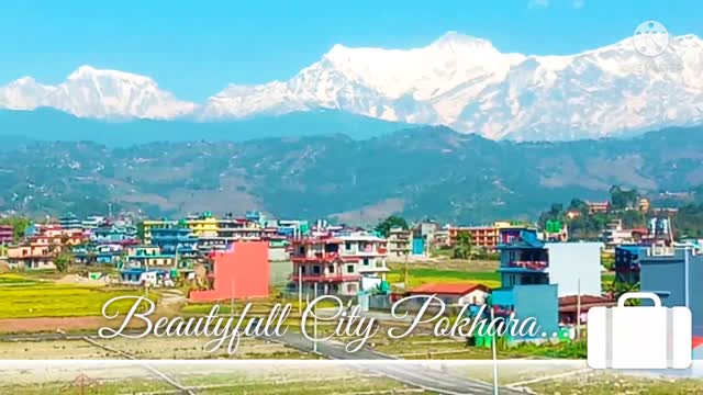 beautiful city Pokhara Nepal