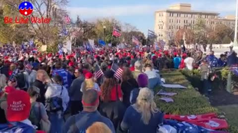 DATED JAN 3 2021 THOUSANDS at Peaceful Prayer Rally near State Capital in DC