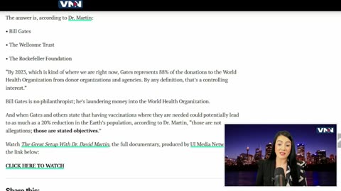 Dr. David Martin Reveals Who Is Pulling the Strings Behind the World Health Organization