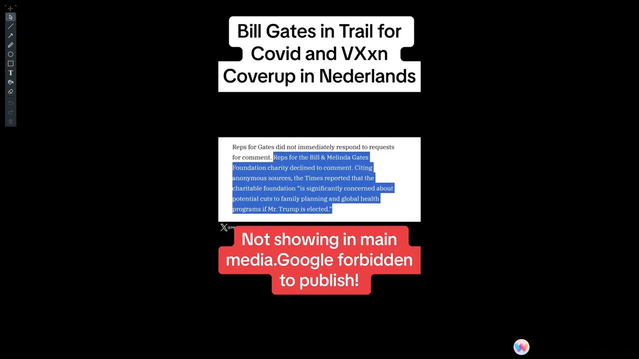 Bill Gates on trial for the Covid 'vaccine' cover-up in the Netherlands 30-10-24