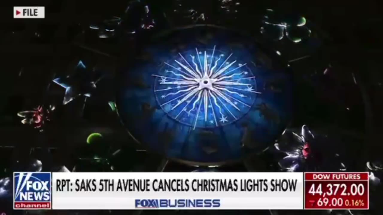 Saks Fifth Avenue cancels Christmas light show