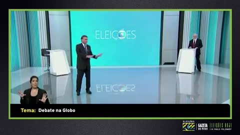 Debate na Globo- Bolsonaro escandaliza eleitores do ex presidiário _Full-HD