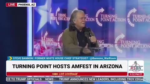 Steve Bannon TPUSA Arizona 12/22/24