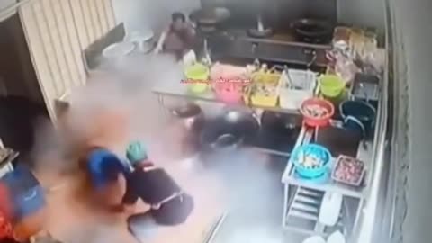 Kitchen accident