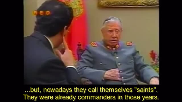 Pinochet Clip- Communists were well armed and ready to strike.