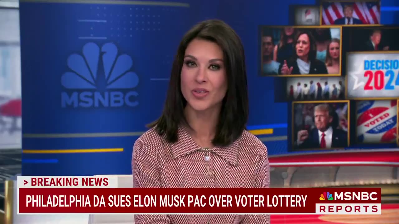 Philadelphia DA sues Elon Musk PAC over voter lottery.