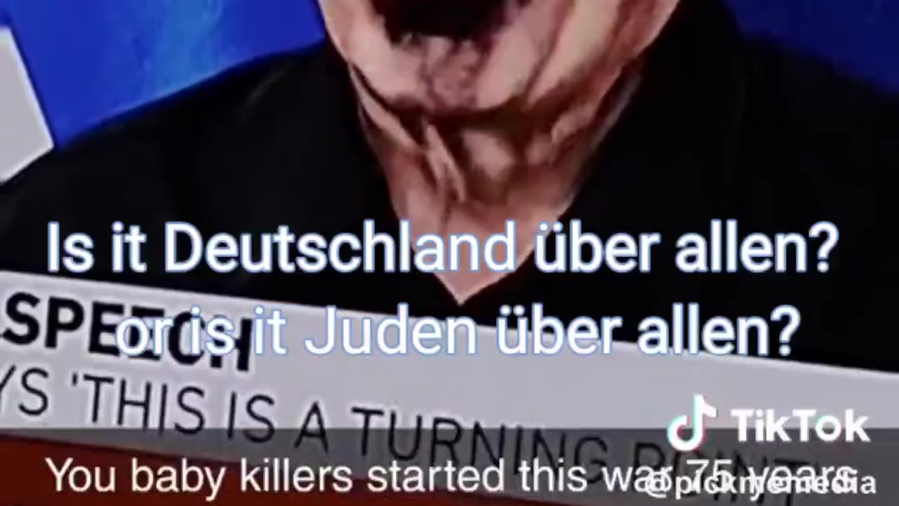 Is it Deutschland über allen? or is it Juden über allen