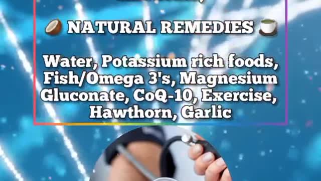 High Blood Pressure Natural Remedies