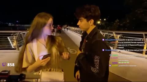 Streamer tried to kiss random girl Instant Karma