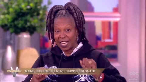 Whoopi can't believe it-the view tries to end Trump but end eachother instead