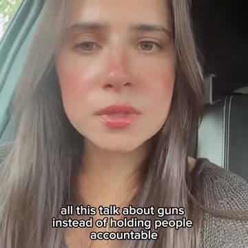 Alexandra Lains: We do not have a gun problem. 🚫🔫