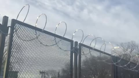 Washington DC Capitol gulag fence and military tour