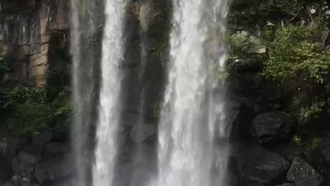 Waterfall in Jeju Island