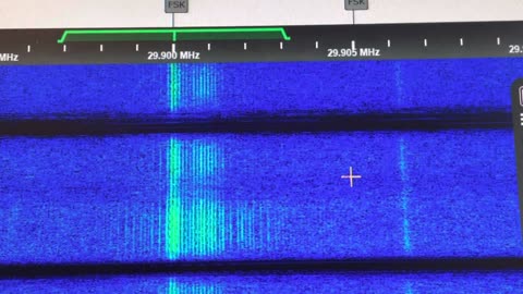 30.100 MHz Data Link - Possible Asian Fishery Radio Fleet Fishing Data Broadcast - 21 March 2023