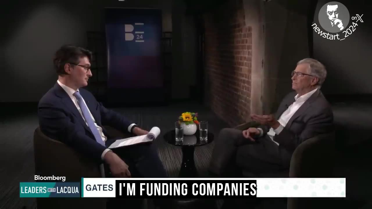 Bill Gates: Well, flying from place to place is where I'd have my biggest footprint.