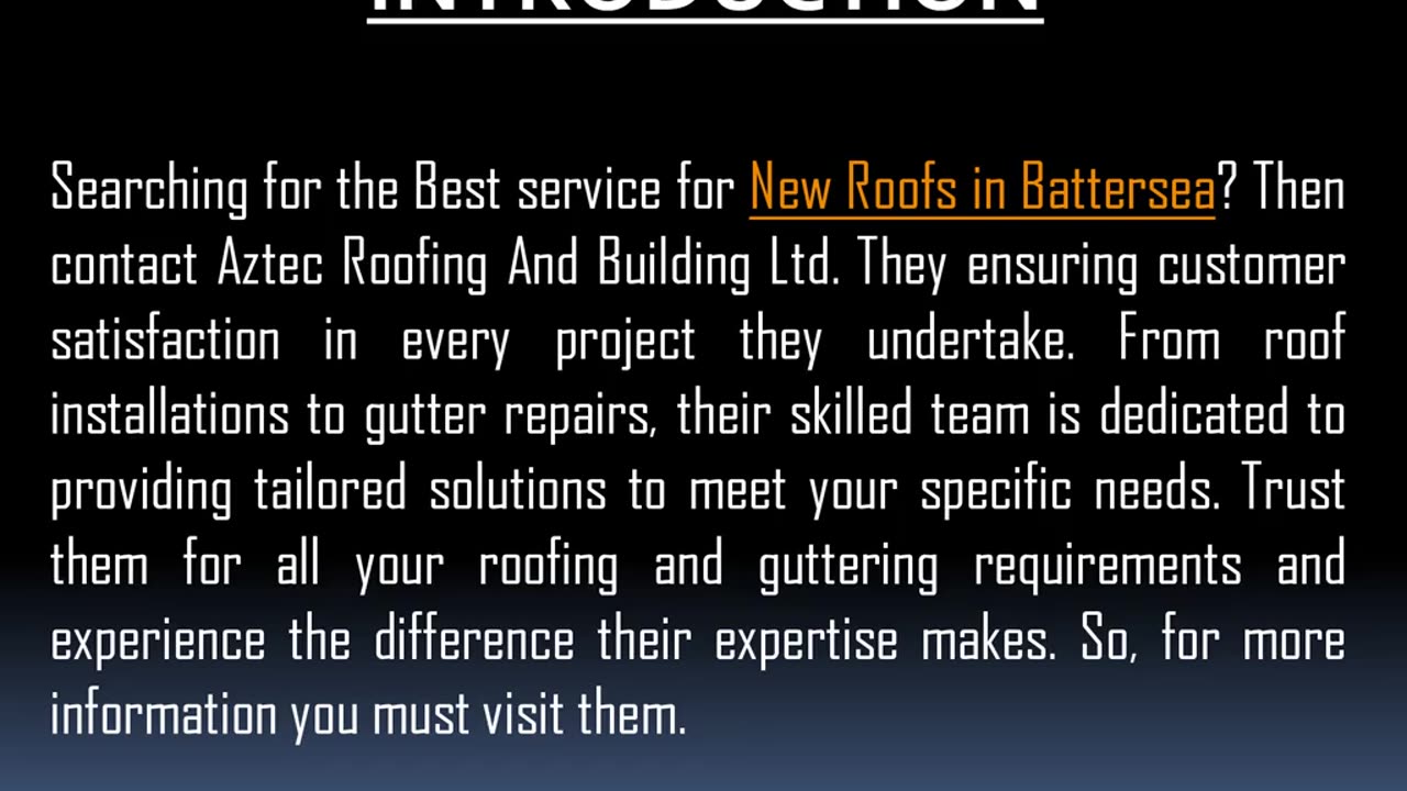 Best service for New Roofs in Battersea