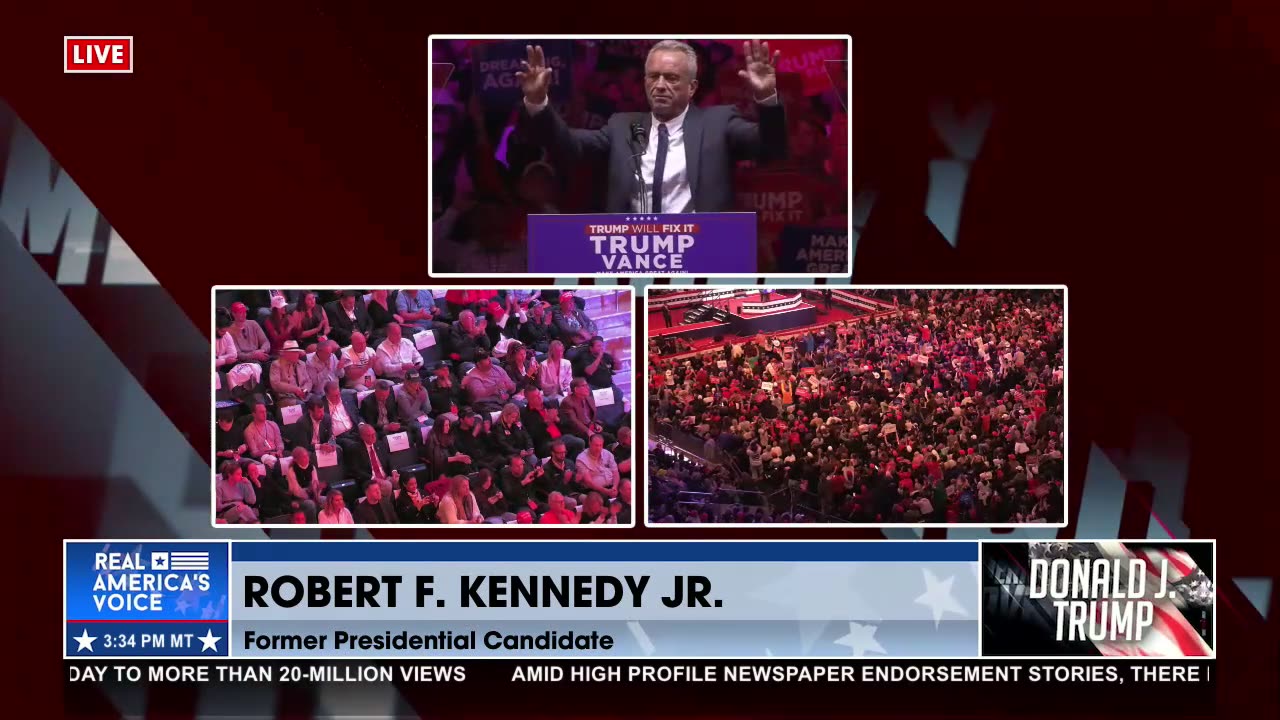 RFK Jr’s FULL Speech at Trump’s MSG Rally