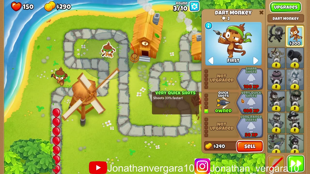 bloons tower defense gameplay