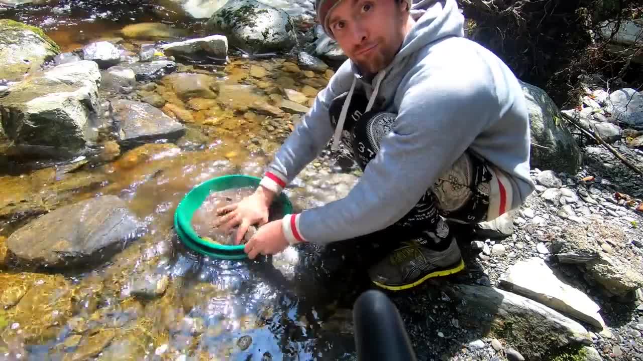 How Much GOLD Is Under a Waterfall?