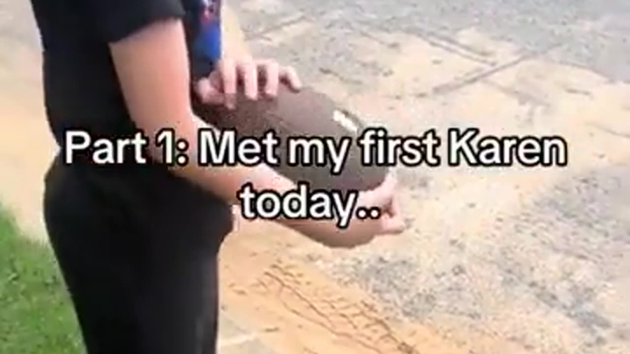 Kid Meets His First Karen