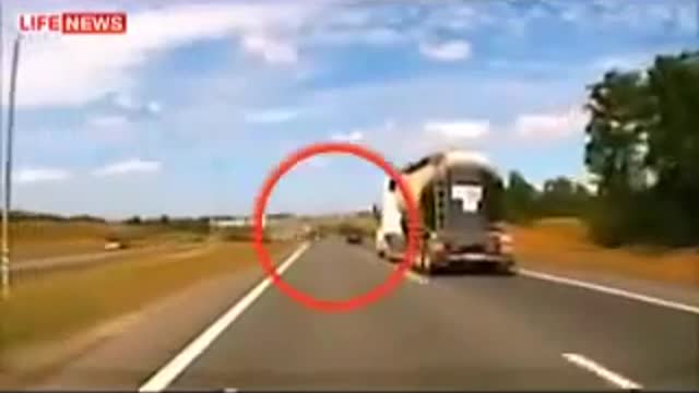 Scary car accident