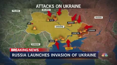 Russia Launches Full-Scale Invasion of Ukraine !!!