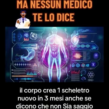 Nessun medico te lo dice (Tempi di rinnovazione dei nostri organi , scheletro e sangue)