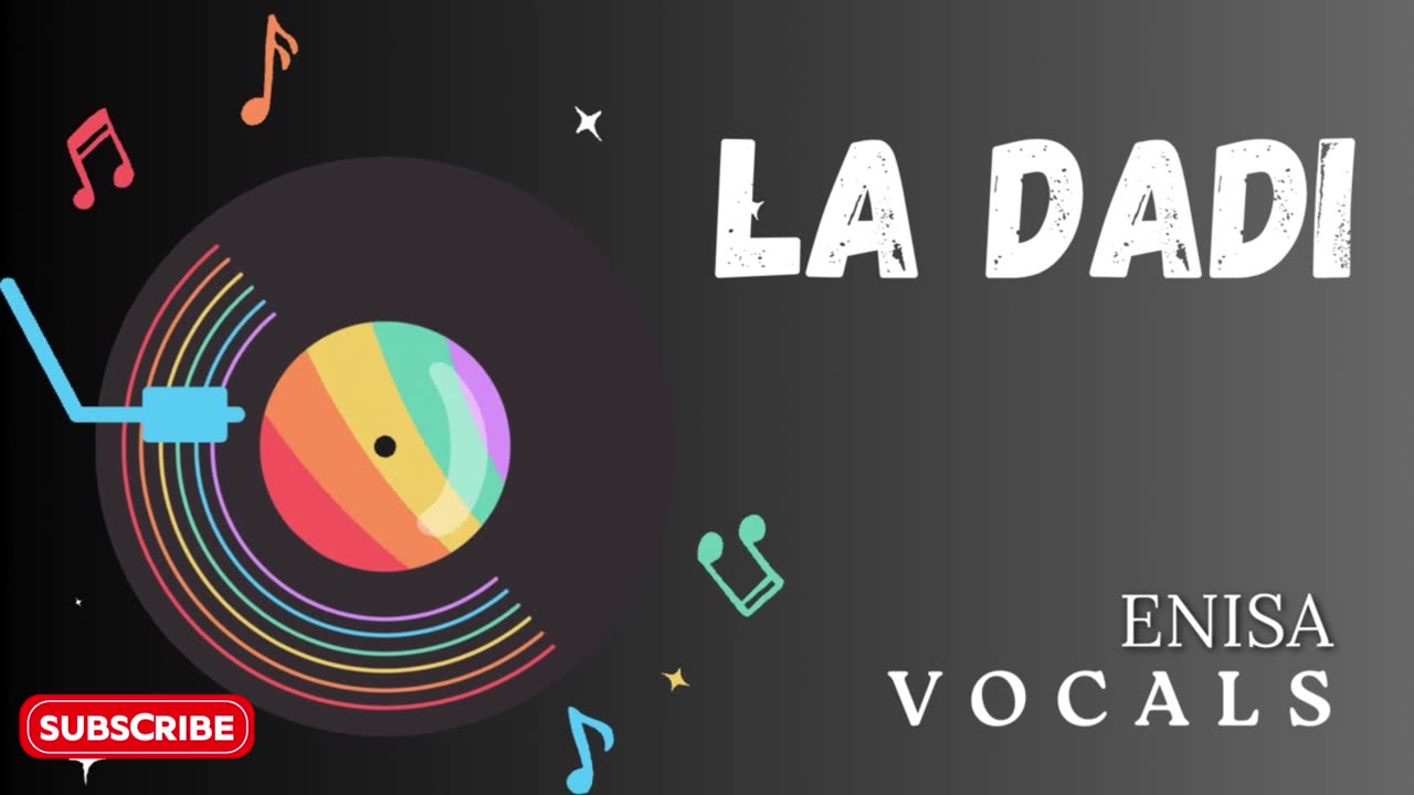 MUSIC VOCAL Enisa - LA DADI (Vocals Only)