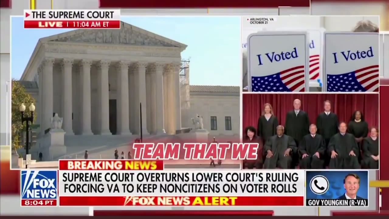 US Supreme Court Allows Virginia to Purge Noncitizens From Voter Rolls