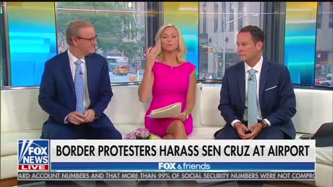 'Fox & Friends' criticizes protesters who surrounded Ted Cruz at airport