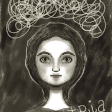 Drawing crime novel character