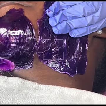 Face Waxing with Sexy Smooth Purple Seduction Hard Wax | @lagotti9