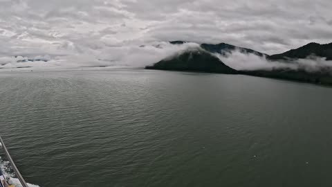 Alaska Cruise, Visibility too low to get to glacier, beautiful views