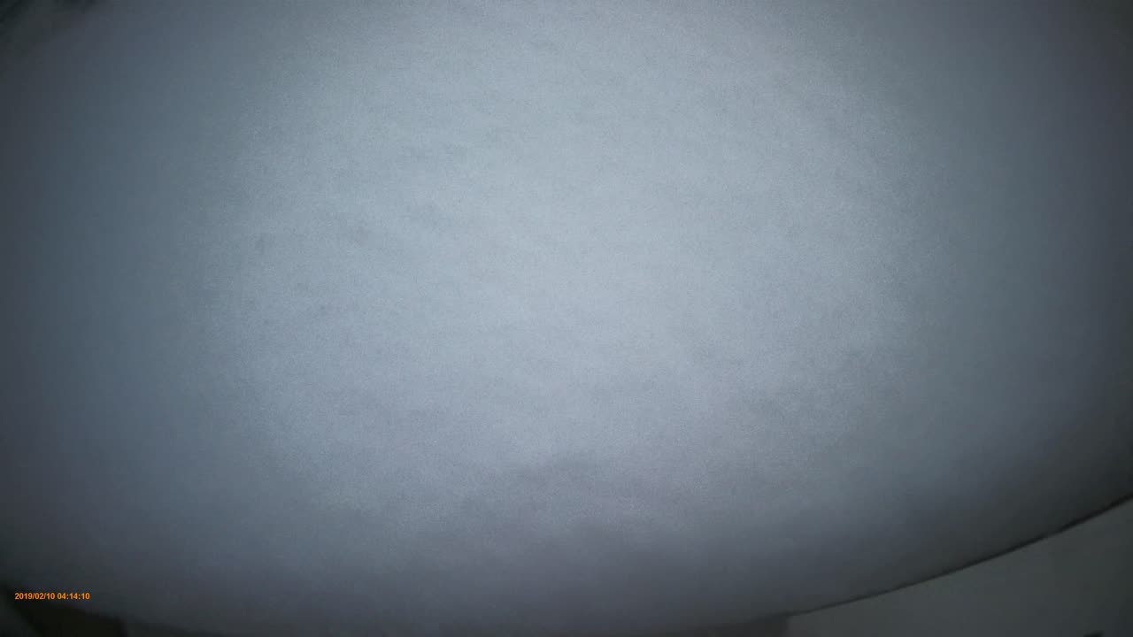 snow on A table